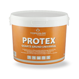 Kvarcinis gruntas TOPCOLOR Protex Quartz Grund Universal, balta (A bazė), 7,5 kg.