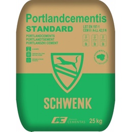 Cementas Portlandcementis STANDART CEM II/A-LL 42.5N, 25 Kg.