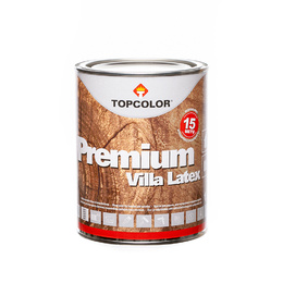 Medienos dažai TOPCOLOR Premium Villa Latex, skandinaviška vyšnia, 1 L