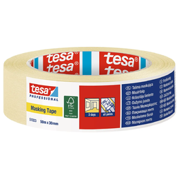 Dažymo juosta TESA Professional Masking Tape (51023), vidaus darbams, 50 m x 30 mm., 3 d.