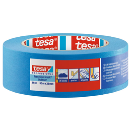 Dažymo juosta Tesa Professional Precision Mask (4440), lauko darbams, 50m x 38 mm., 26sav.