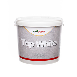 Dispersiniai dažai sienoms ir luboms EKOCOLOR Top White, 5 L