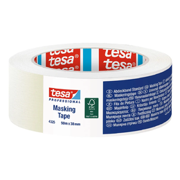Universali dažymo juosta TESA Masking Tape (4325) 50 m x 38 mm., vidaus darbams