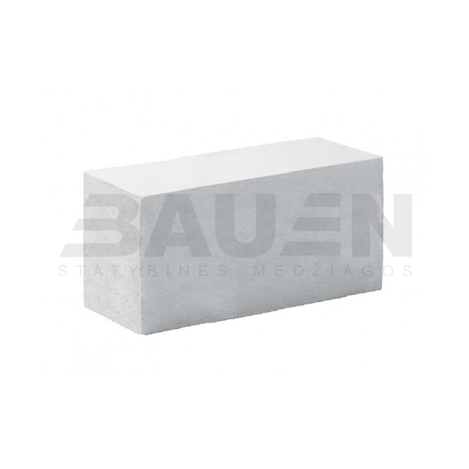 Akyto betono blokeliai | Akyto betono blokas BAUROC EcoLight 150