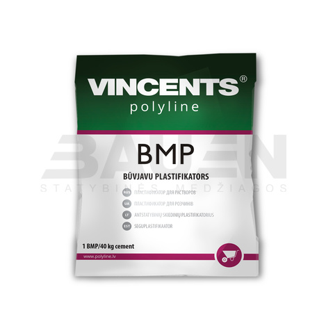 Plastifikatoriai | Statybinių skiedinių plastifikatorius Vincents Polyline BMP 16 gr.