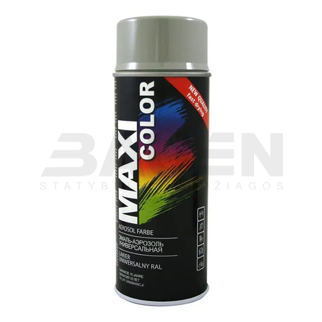 Dažai | Purškiami dažai MAXI-COLOR RAL7011 pilkos spalvos, 400 ml