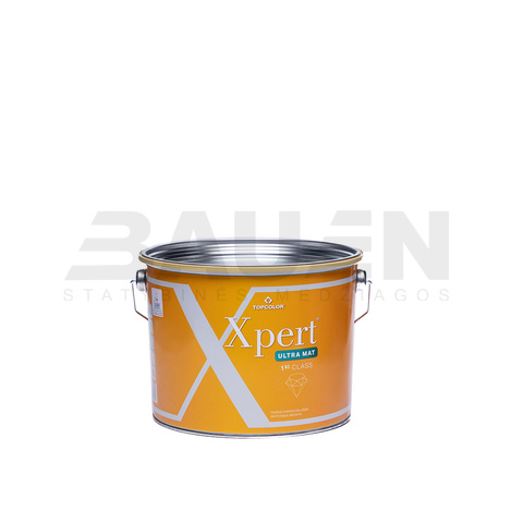 Dažai | Lubų dažai TOPCOLOR Xpert Ultra Mat, balta (A bazė) 2,5 L