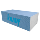 GKFI KNAUF Blue impregnuota, priešgaisrinė, atspari smūgiams plokštė 3000x1200x12,5 (3.6 m2)