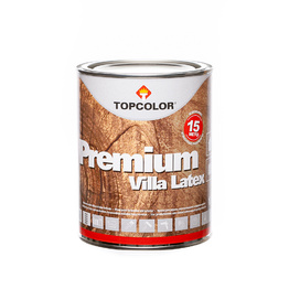 Medienos dažai TOPCOLOR Premium Villa Latex, skandinaviška vyšnia, 1 L