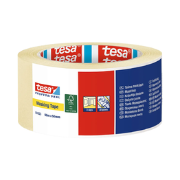 Dažymo juosta TESA Professional Masking Tape (51023), vidaus darbams, 50 m x 50 mm., 3 d.